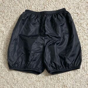 Body Wrappers Black Trash Bag Shorts